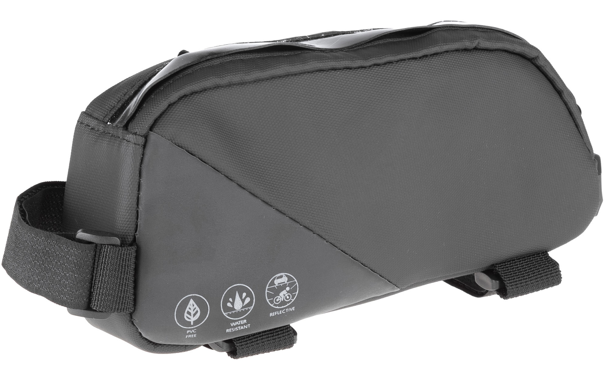 Сумка на раму ONRIDE Framebag, об'єм 0,8 л, водовідштовхуюча тканина, світловідбиваюча вставка 2 Сумка на раму ONRIDE Framebag, об'єм 0,8 л, водовідштовхуюча тканина, світловідбиваюча вставка 2