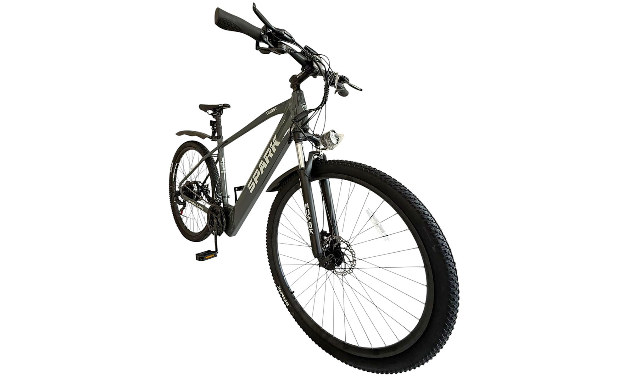 Велосипед с электромотором SPARK E-MTB GHOST 29", размер M, рама 17", год 2026, 48V/500W/12,8Ah, графитовый 2