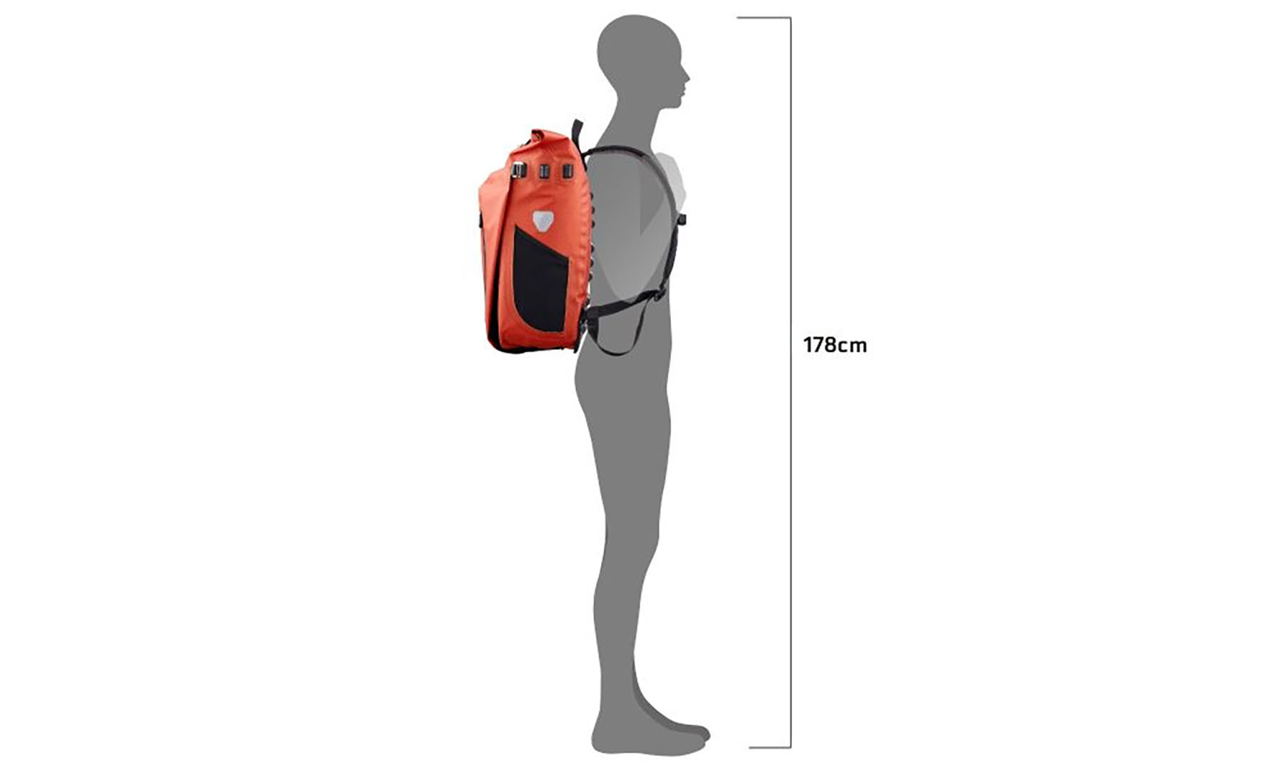 Герморюкзак Ortlieb Vario PS black 26 л 2