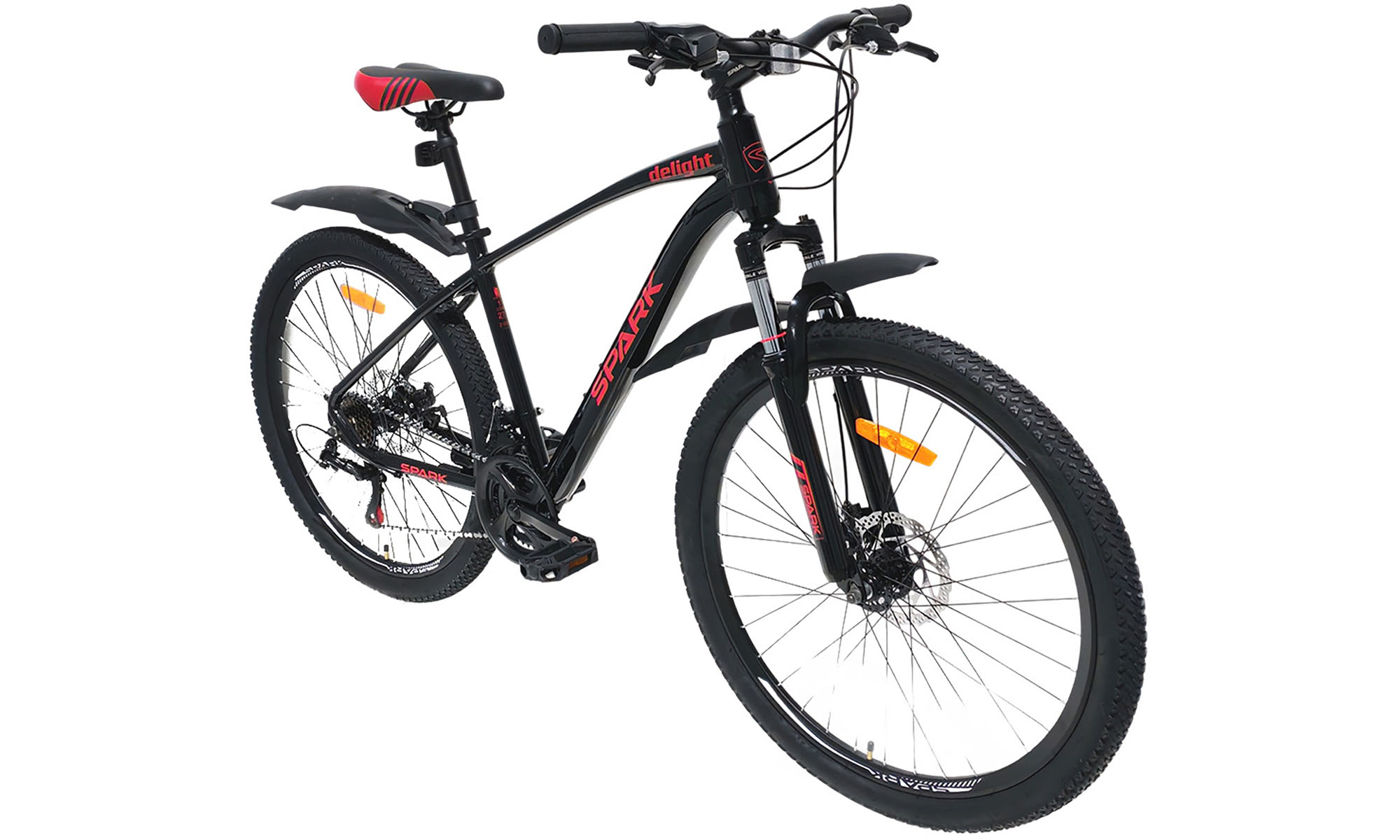 Велосипед SPARK DELIGHT 27,5", размер M, рама 17", 2025, черный 3