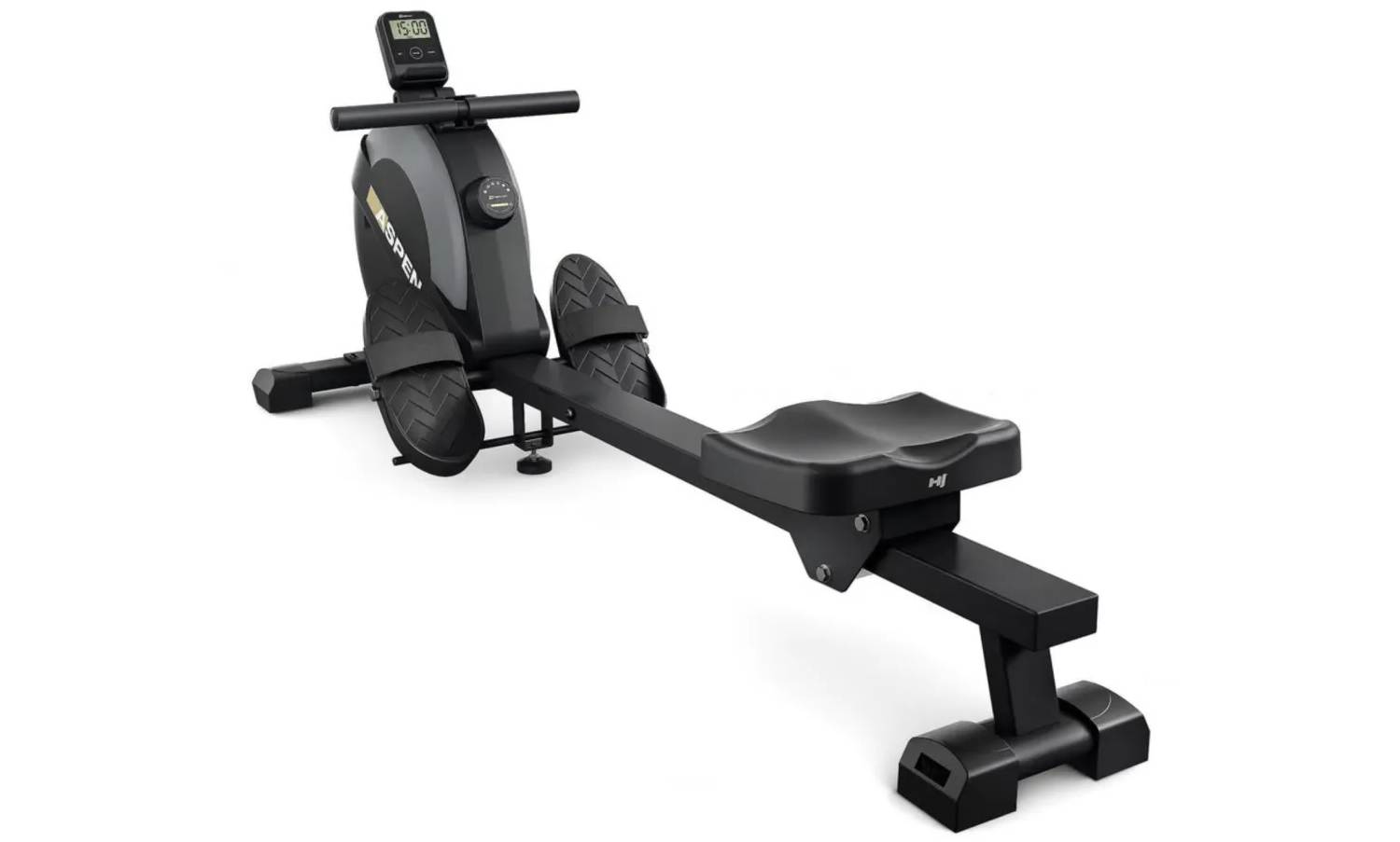 Гребный тренажер Hop-Sport HS-080R Aspen магнитный чорно-золотистый 4