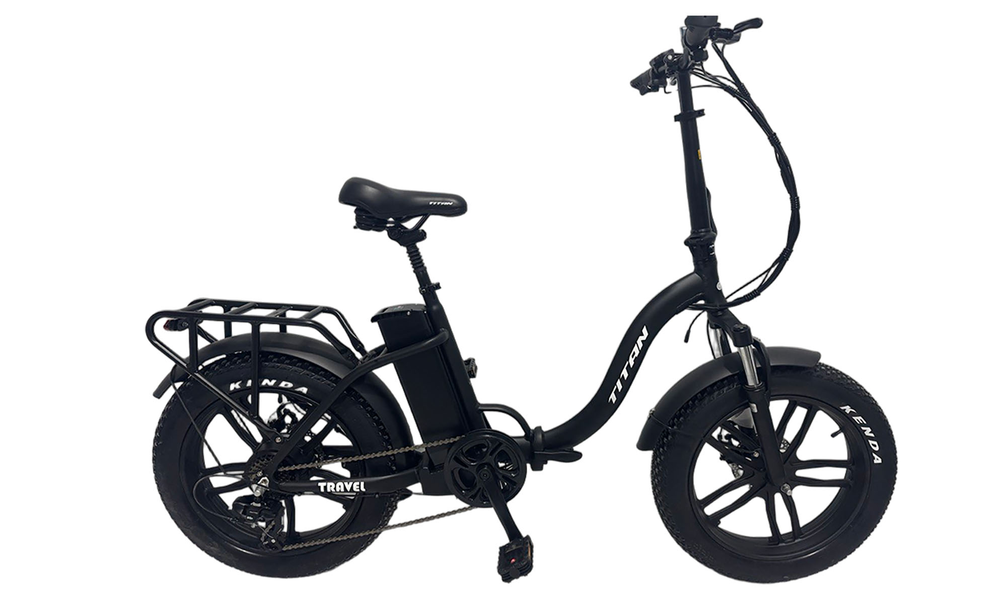 Фотографія Електровелосипед E-Titan Travel 20", розмір XS, рама 13", 2025, Чорний, 500W, 48V 12Ah Фотографія Електровелосипед E-Titan Travel 20", розмір XS, рама 13", 2025, Чорний, 500W, 48V 12Ah