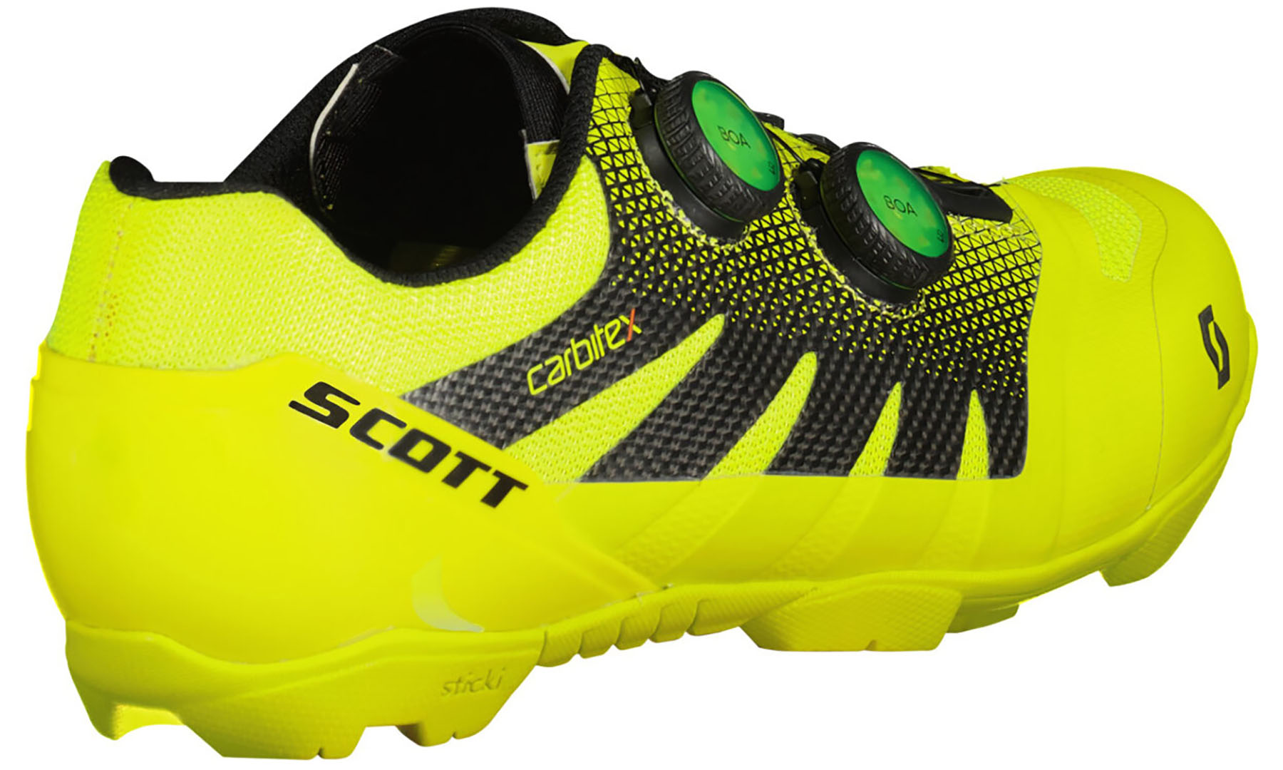 Велотуфли SCOTT MTB RC SL желтый/черный, размер 45 6