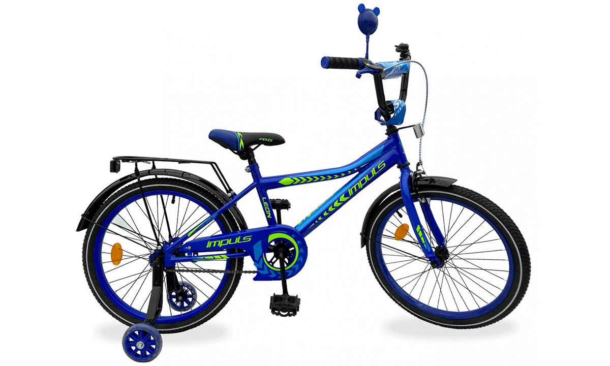 Фотография Велосипед Impuls Kids 20" (2021) 2021 Сине-салатовый
