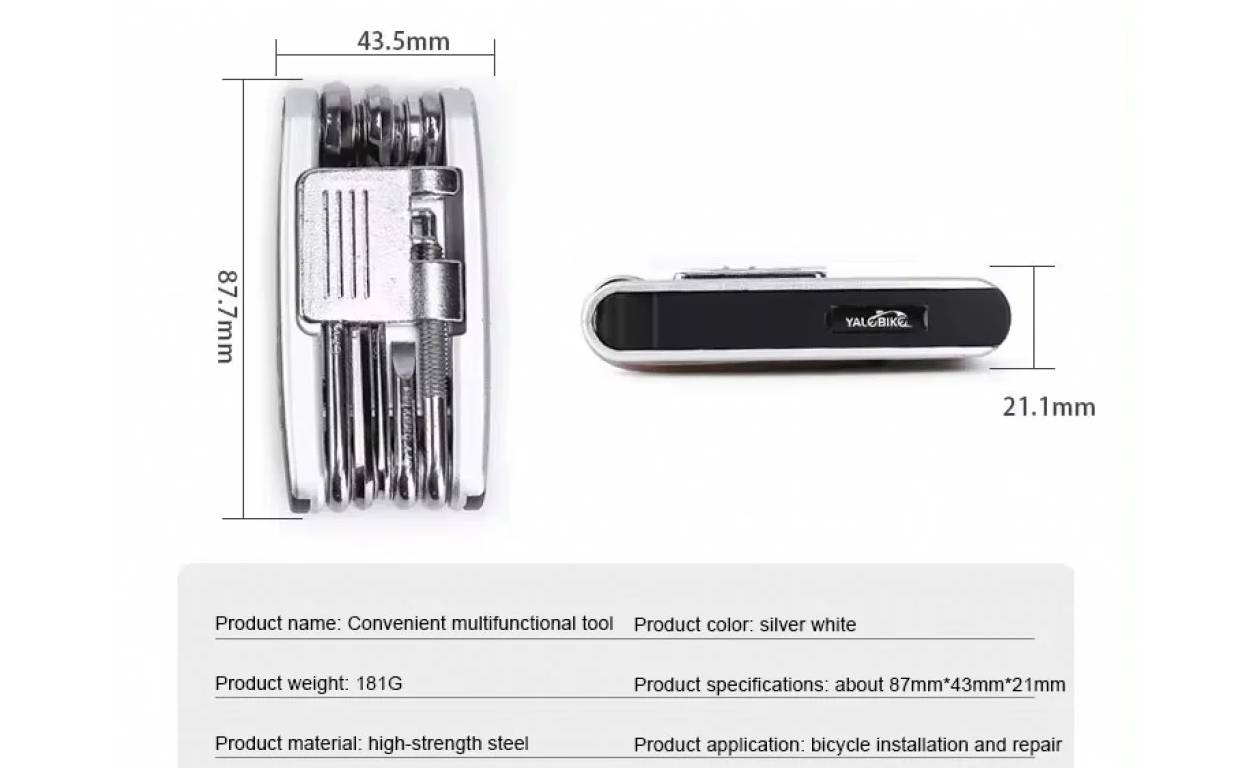 Мультитул Yal Bike 13 функцій 2