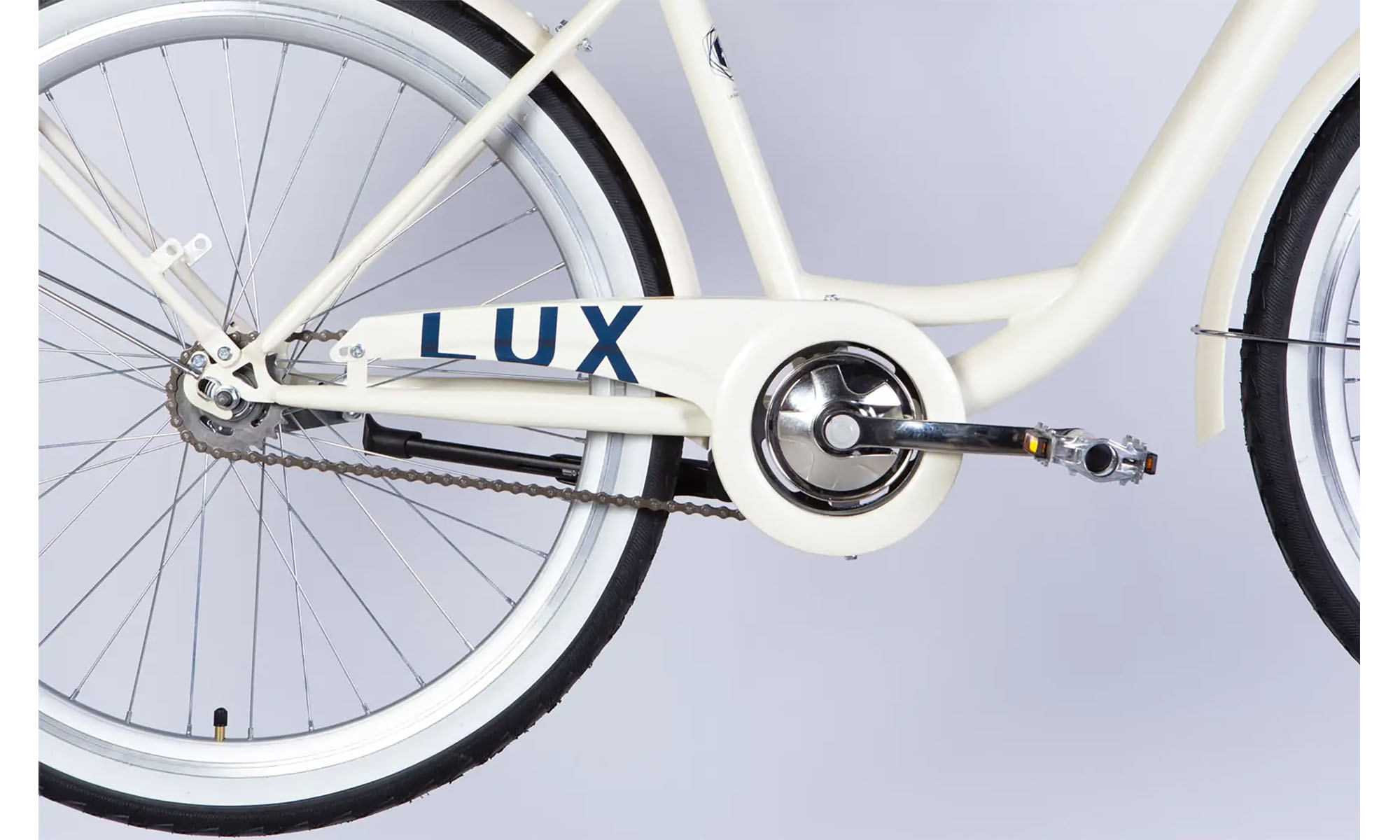 Велосипед Dorozhnik LUX Velosteel 26", размер M, рама-17", год 2026, слоновая кость 4