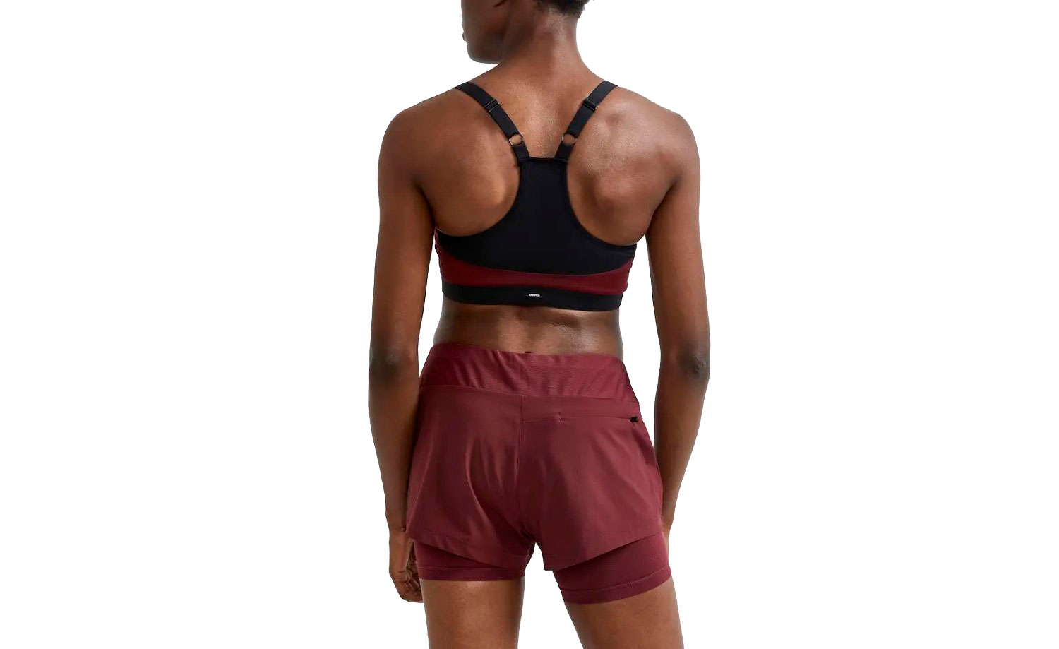 Женский топ Craft Motion Bra размер S, сезон AW 22, бордовый 2