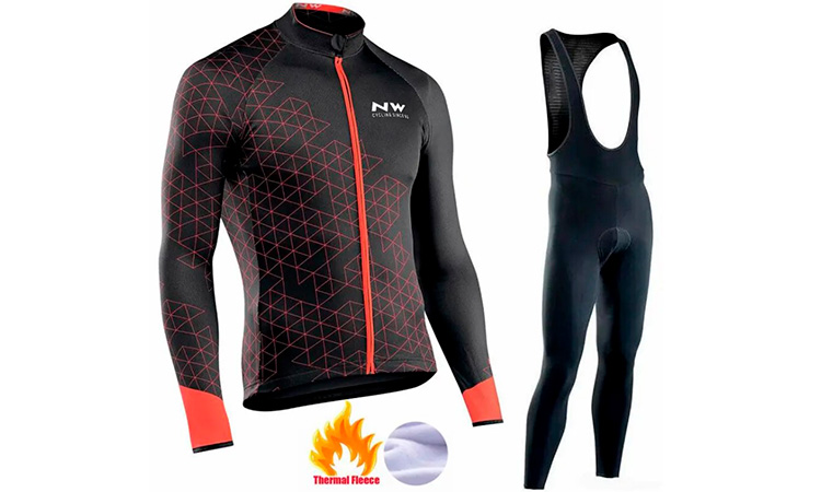 Велоформа Cycling Northwave Classic, утеплённая, с флисом, размер 2XL   2