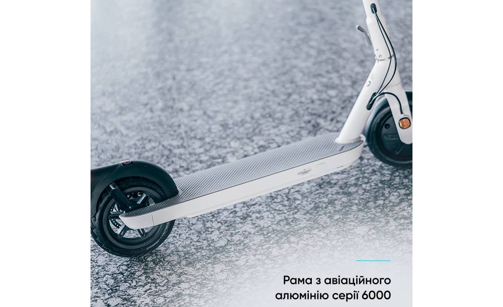 Электросамокат OKAI ES10-NEON Lite 9" 300(600)W, 7.8Ah, NFC, App, белый 7