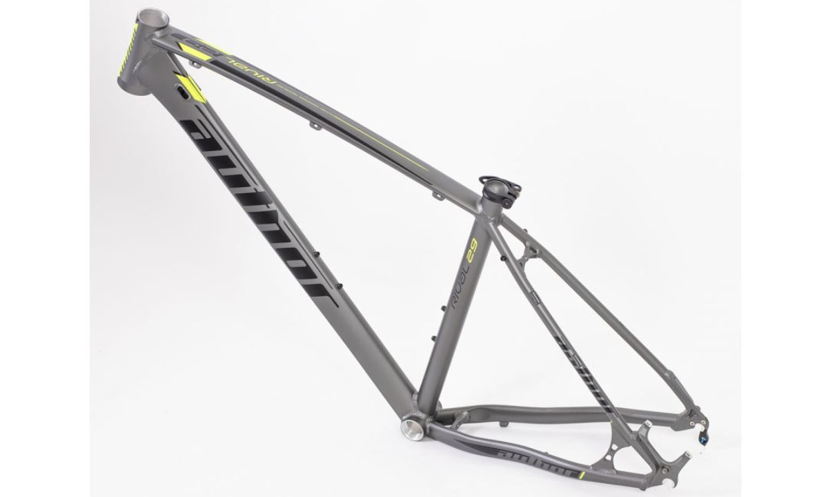 РАМА AUTHOR (2022) Rival II 29", рама 21" (XL), колір-сріблястий (жовтий) // сріблястий 2
