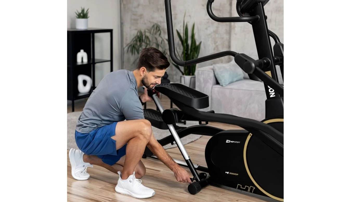 Орбитрек Hop-Sport HS-250CF Jucon Черно-Золотой 2 Орбитрек Hop-Sport HS-250CF Jucon Черно-Золотой 2