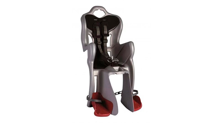 Фотографія Сидіння задн. Bellelli B1 Сlamp (на багажник) до 22 кг Сріблясто-чорний