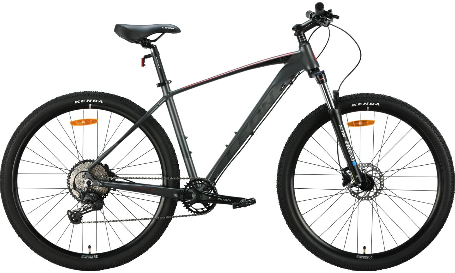 Фотография Велосипед Leon TN-70 AM HDD 29" размер ХL рама 21" 2024 Серый