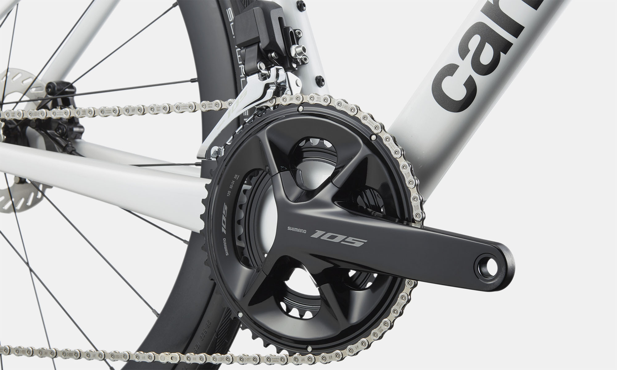 Велосипед Cannondale SuperSix EVO Carbon 5 28", размер M, рама 54 см, год 2026, белый 5