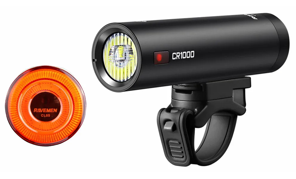 Комплект света Ravemen LS20 : CR1000 + CL05 (1000 + 30 lm, 4000 + 200 mAh) уценка Комплект света Ravemen LS20 : CR1000 + CL05 (1000 + 30 lm, 4000 + 200 mAh) уценка