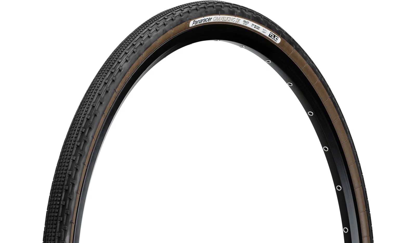 Покришка б/к Panaracer GravelKing SK 700x43C склад чорна/коричнева 