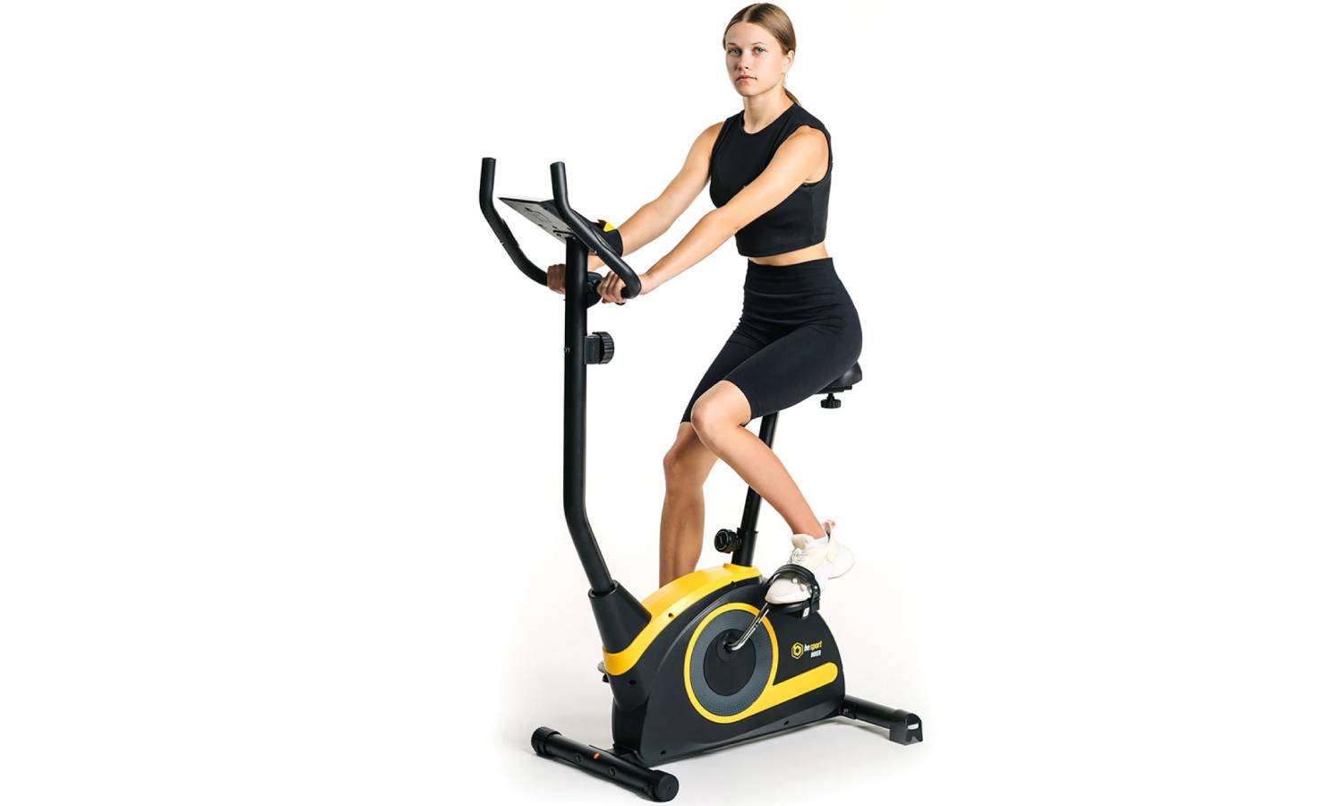 Велотренажер Besport BS-1040 BOXER магнітний чорно-жовтий 14