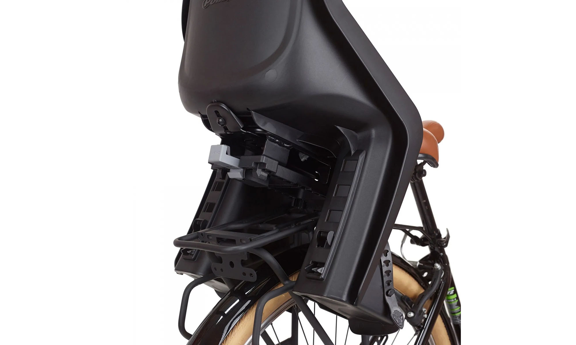 Дитяче велокрісло Polisport Dieffe Bikey Cool ELM, на багажник, 22 кг, синє-жовте, у комплекті багажник 4