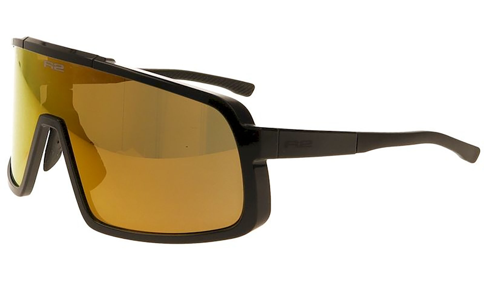 Очки R2 REVEL черный(TR90), лінза brown, покриття gold full revo, кат. 3 