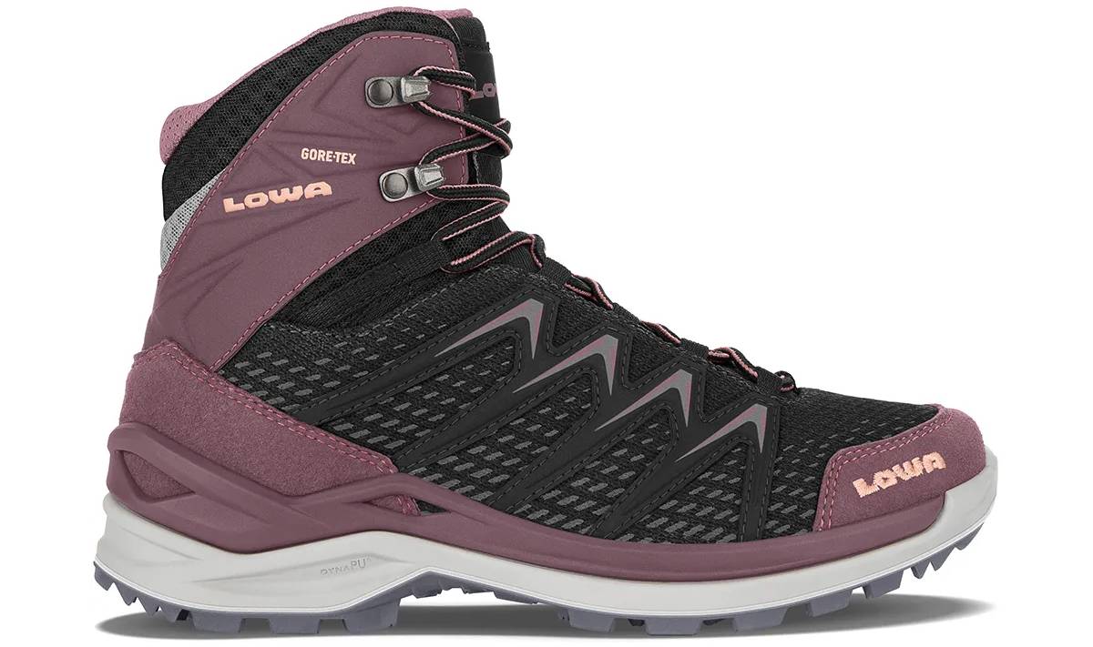 Ботинки женские LOWA Innox Pro GTX MID W black-brown rose размер 39.0 5 Ботинки женские LOWA Innox Pro GTX MID W black-brown rose размер 39.0 5