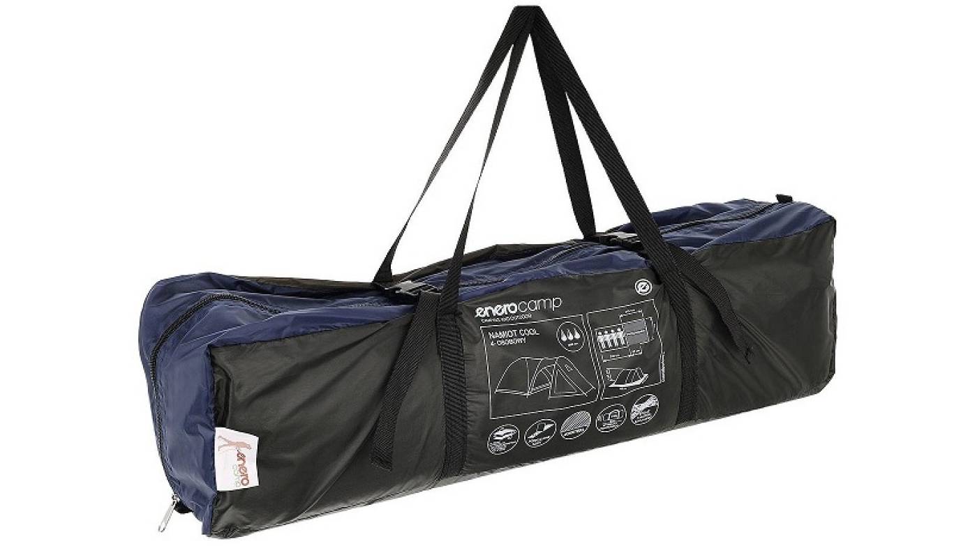 Намет Enero Cool для 4 чоловік, синій із сірим 6