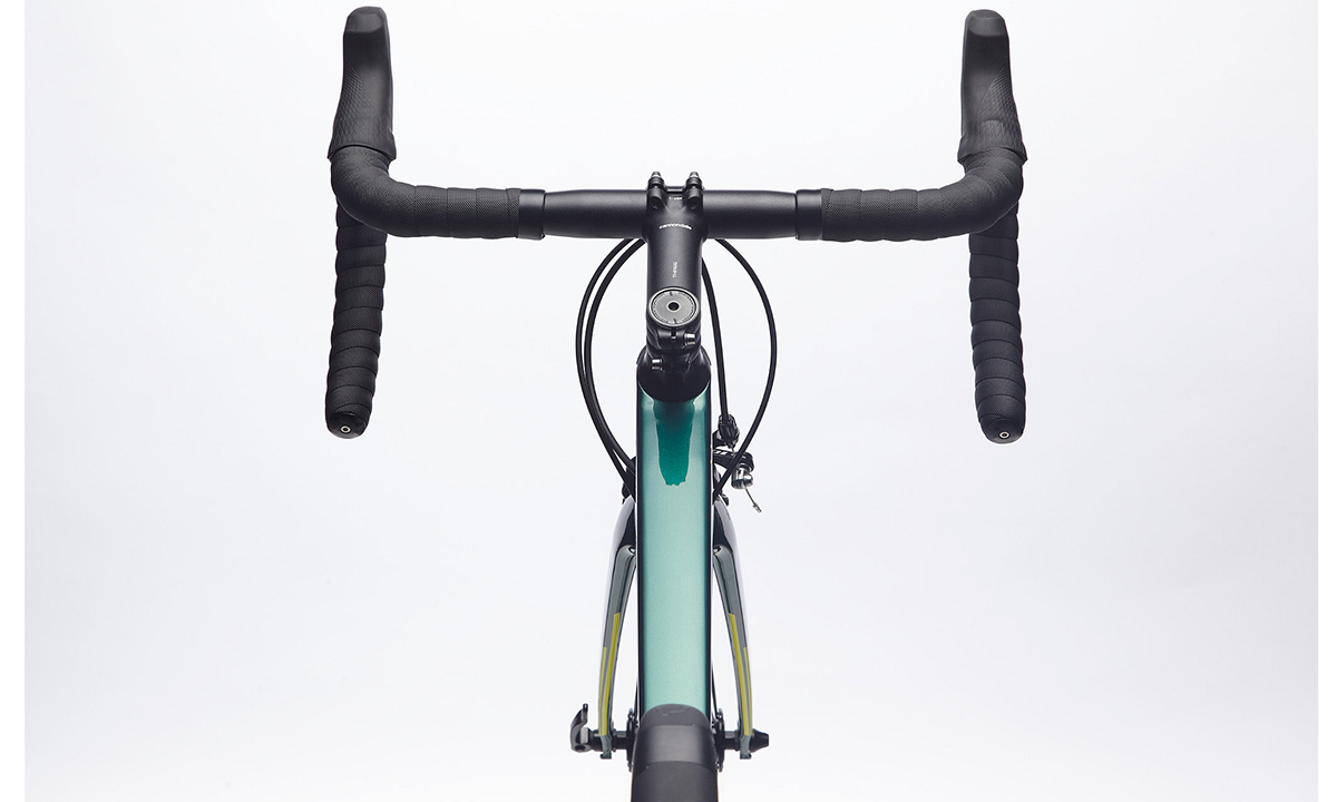 Велосипед Cannondale SUPERSIX Carbon 105 28" (2021) 2021 Зелено-салатовый 6
