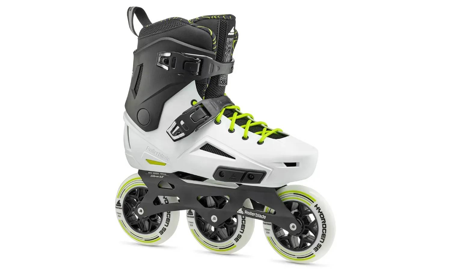 Ролики Rollerblade Lightning 110 white-black 290 Ролики Rollerblade Lightning 110 white-black 290