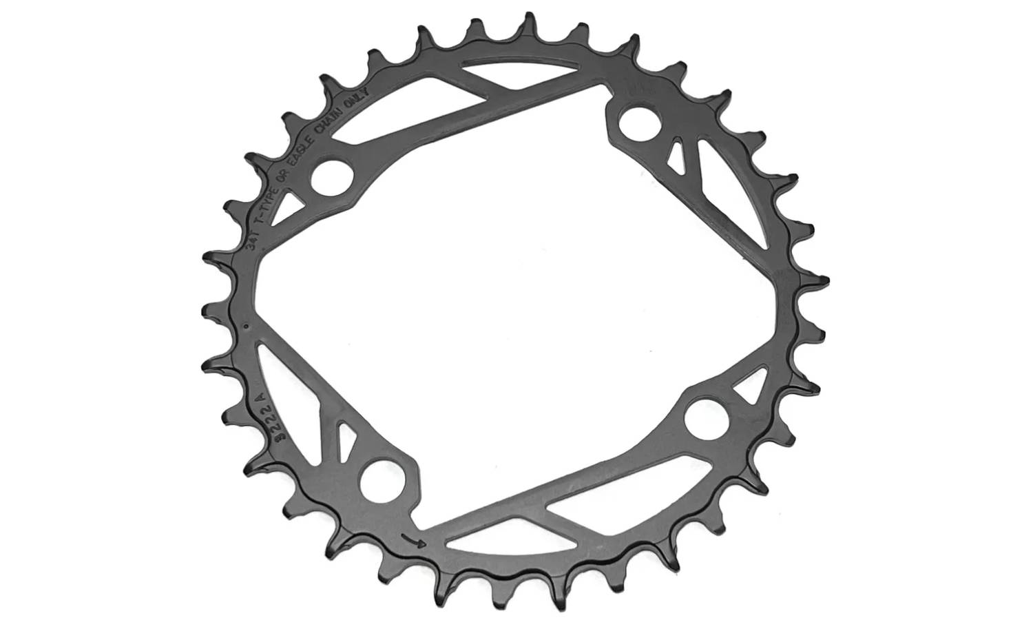 Звезда SRAM T-TYPE 34T 104 BCD Steel Black 2