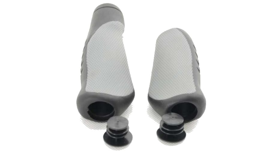 Грипсы Kands 135мм/92мм, черный с серым Грипсы Kands 135мм/92мм, черный с серым