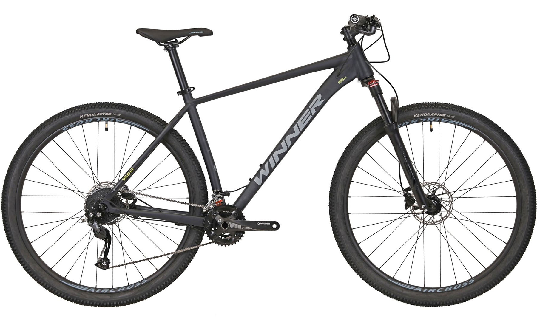 Фотографія Велосипед Winner SOLID-GT 29" розмір рами XL 2024 Чорний (мат)