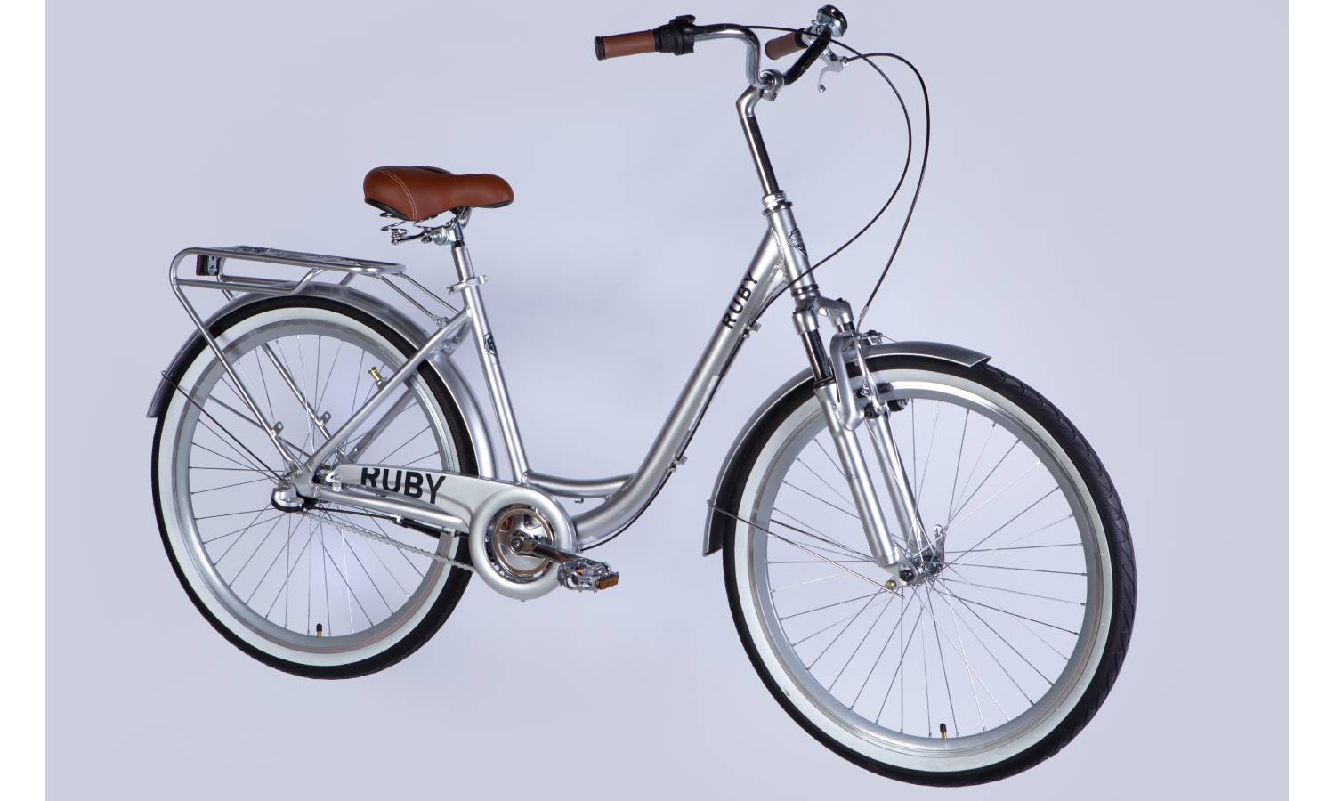 Велосипед Dorozhnik RUBY Nexus 26" розмір М рама 17" 2025 серебро 6