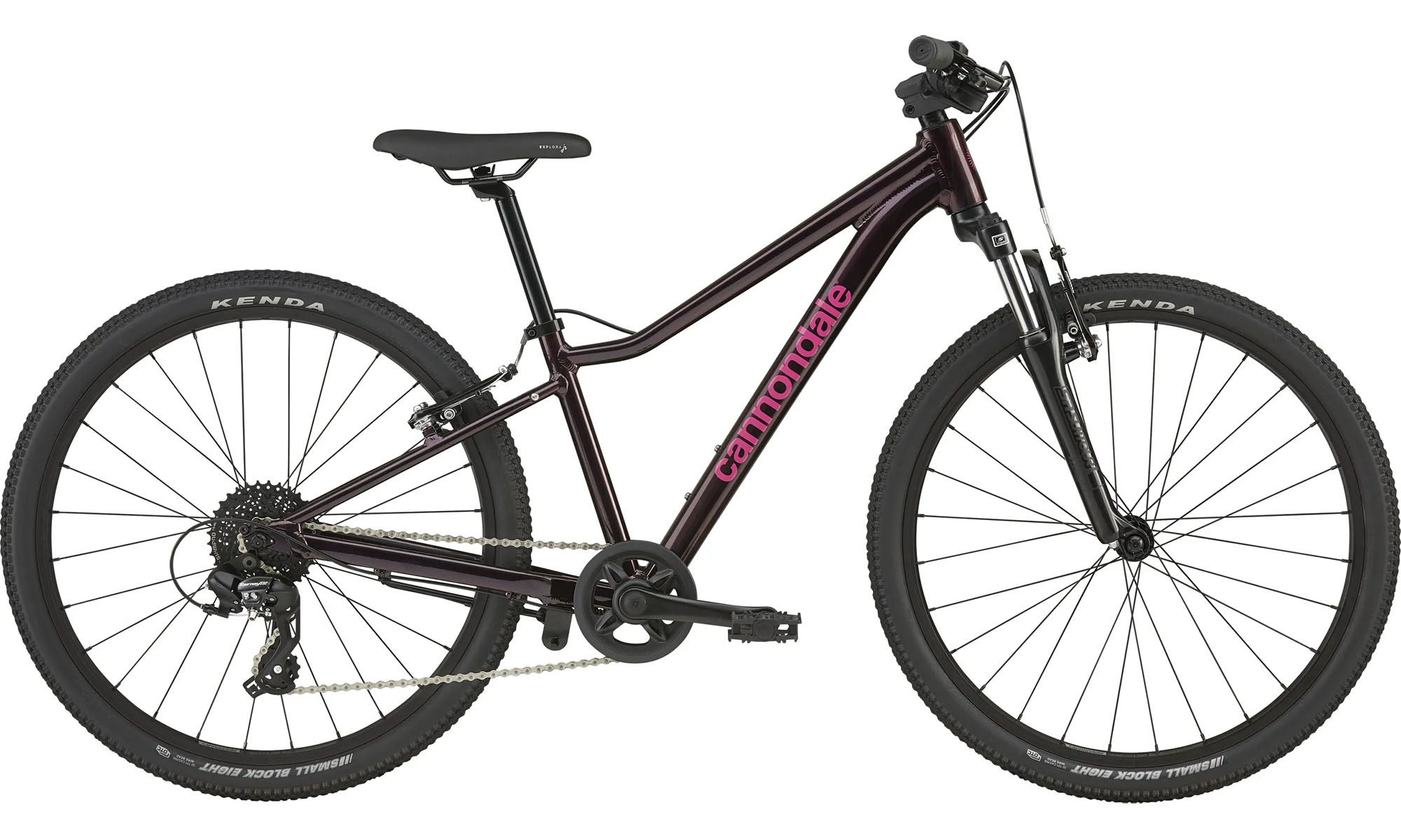 Велосипед Cannondale Trail OS 24", размер XXS, год 2026, темно-фиолетовый 