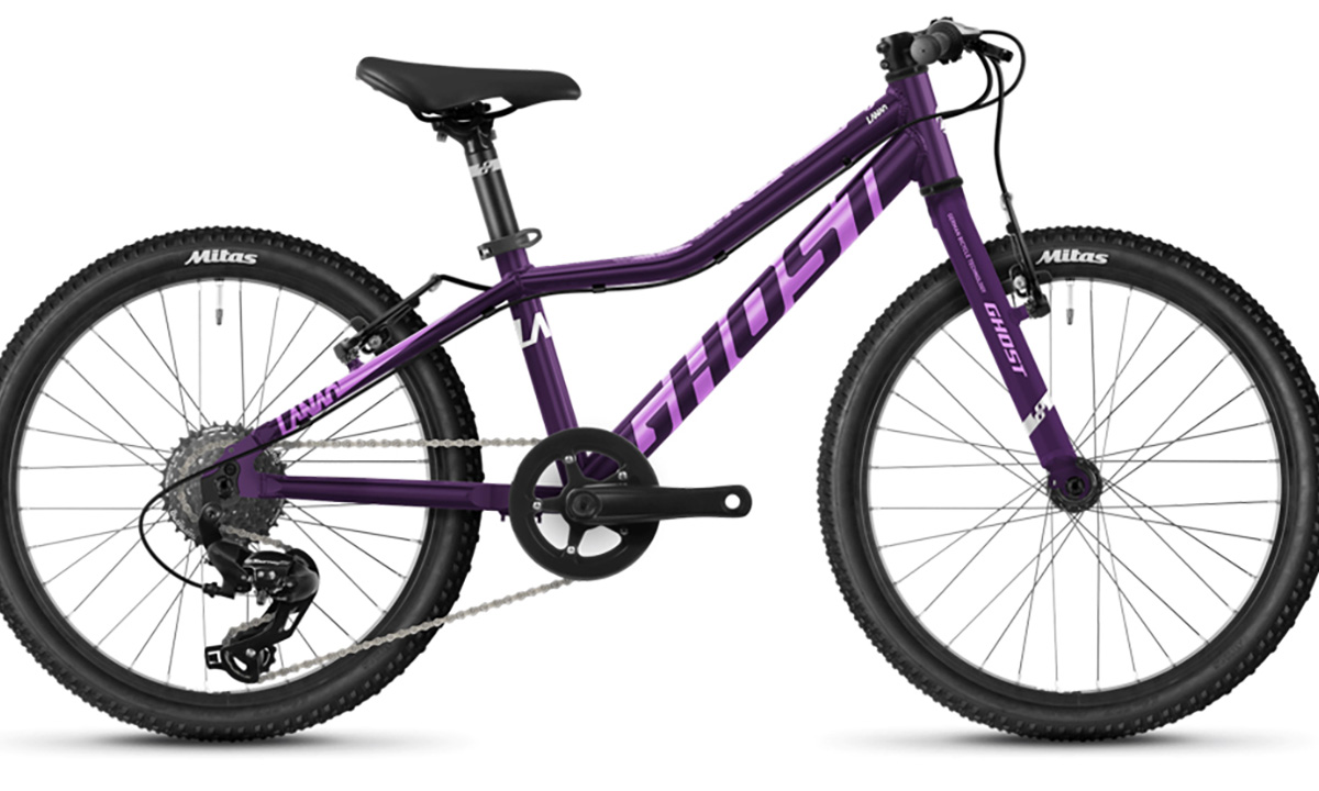 Фотография Велосипед Ghost Lanao Base 24" (2021) 2021 Фиолетовый