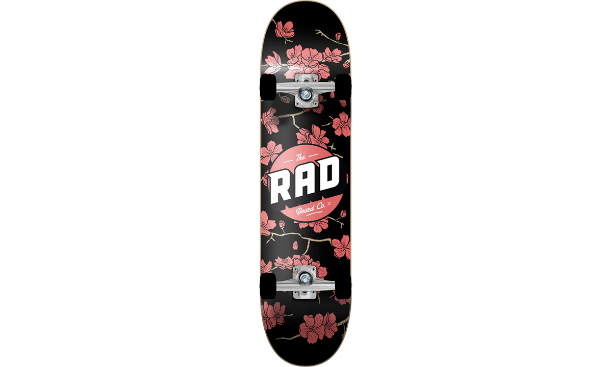 Фотографія Скейтборд RAD Cherry Blossom Complete Skateboard 81 х 20 см Чорний