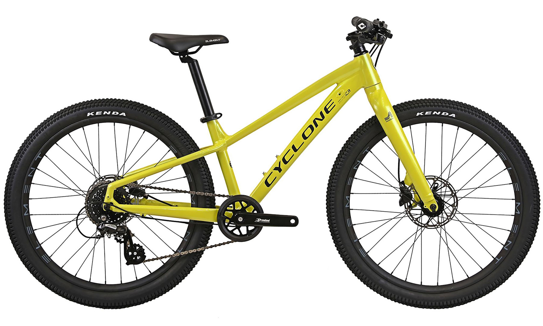 Фотография Велосипед CYCLONE ULTIMA 24" размер рамы 12" 2025 Желтый