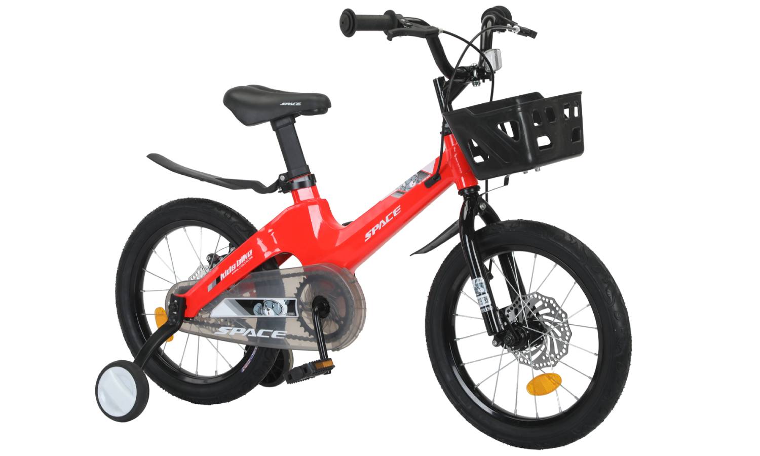 Фотография Велосипед детский SPACE KID MOON DD 16" рама 9"  2024 Красный 2