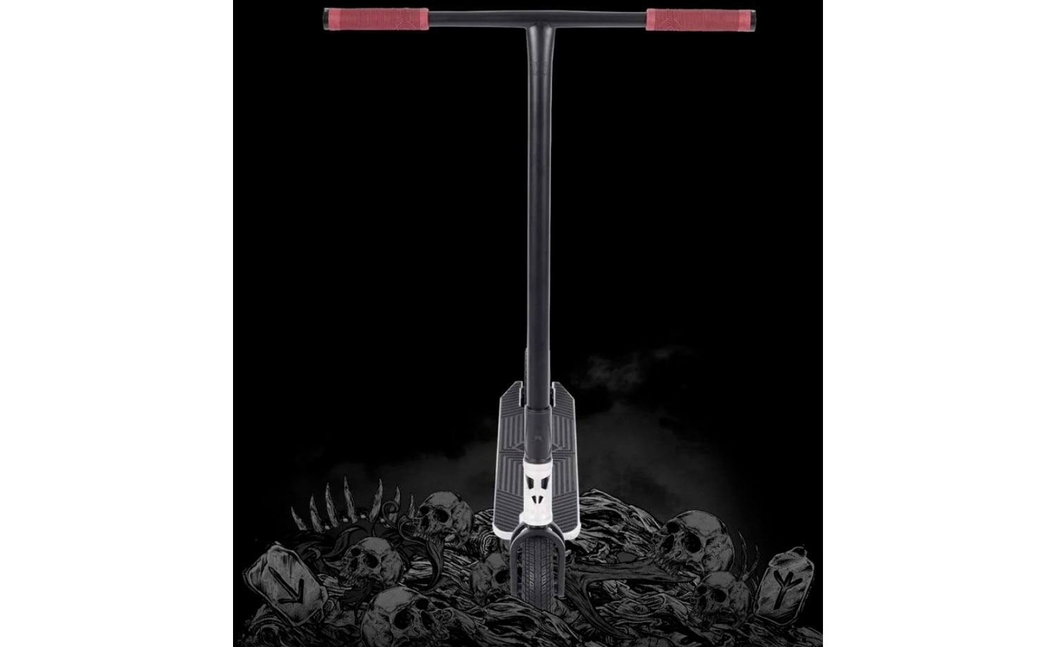 Труковий самокат Triad Shape Shifter Dirt 5.5" x 20.5"- Stone/Black/Red 3