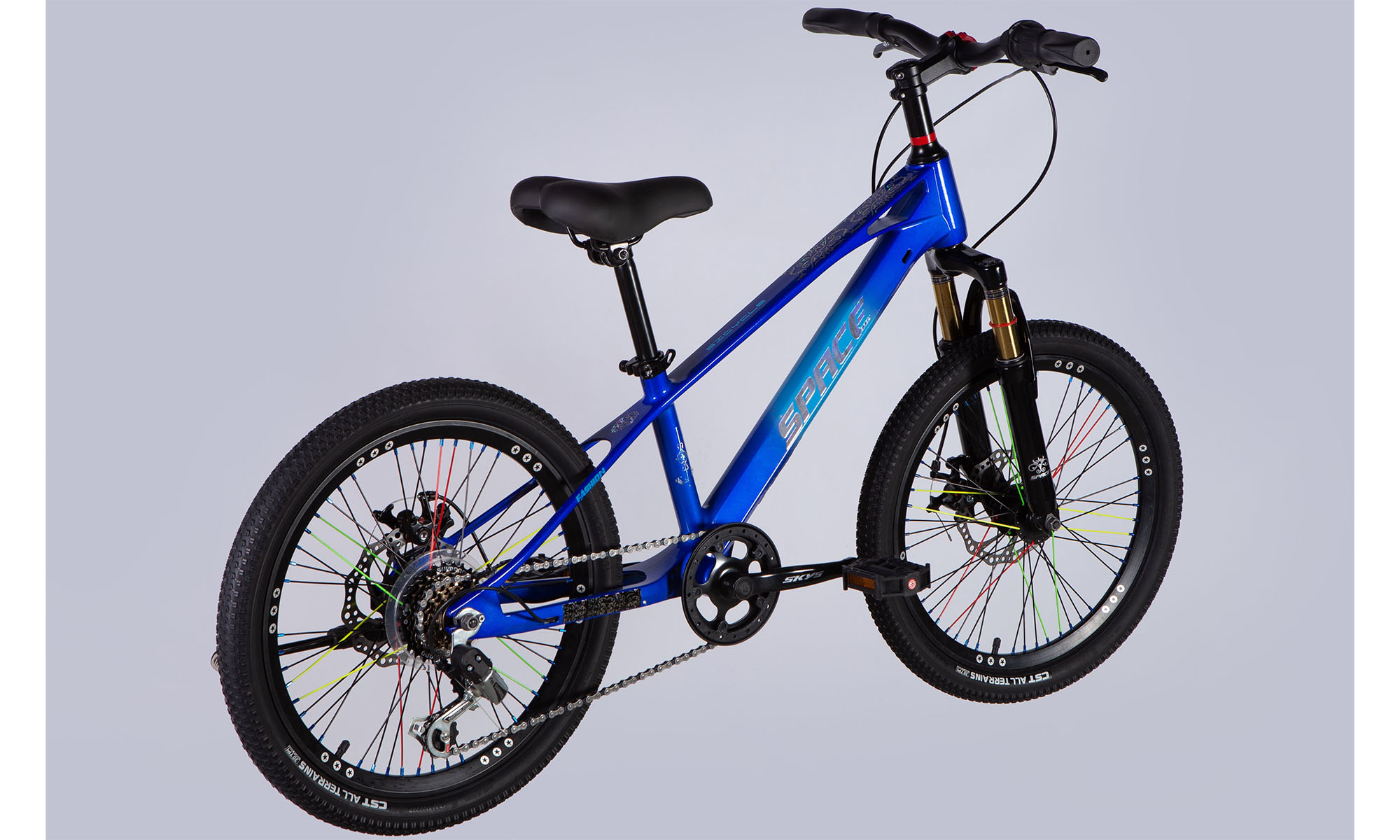 Велосипед SPACE KID ALIOTH DD FR 20", размер XXS, рама-11", год 2025, синий 4 Велосипед SPACE KID ALIOTH DD FR 20", размер XXS, рама-11", год 2025, синий 4