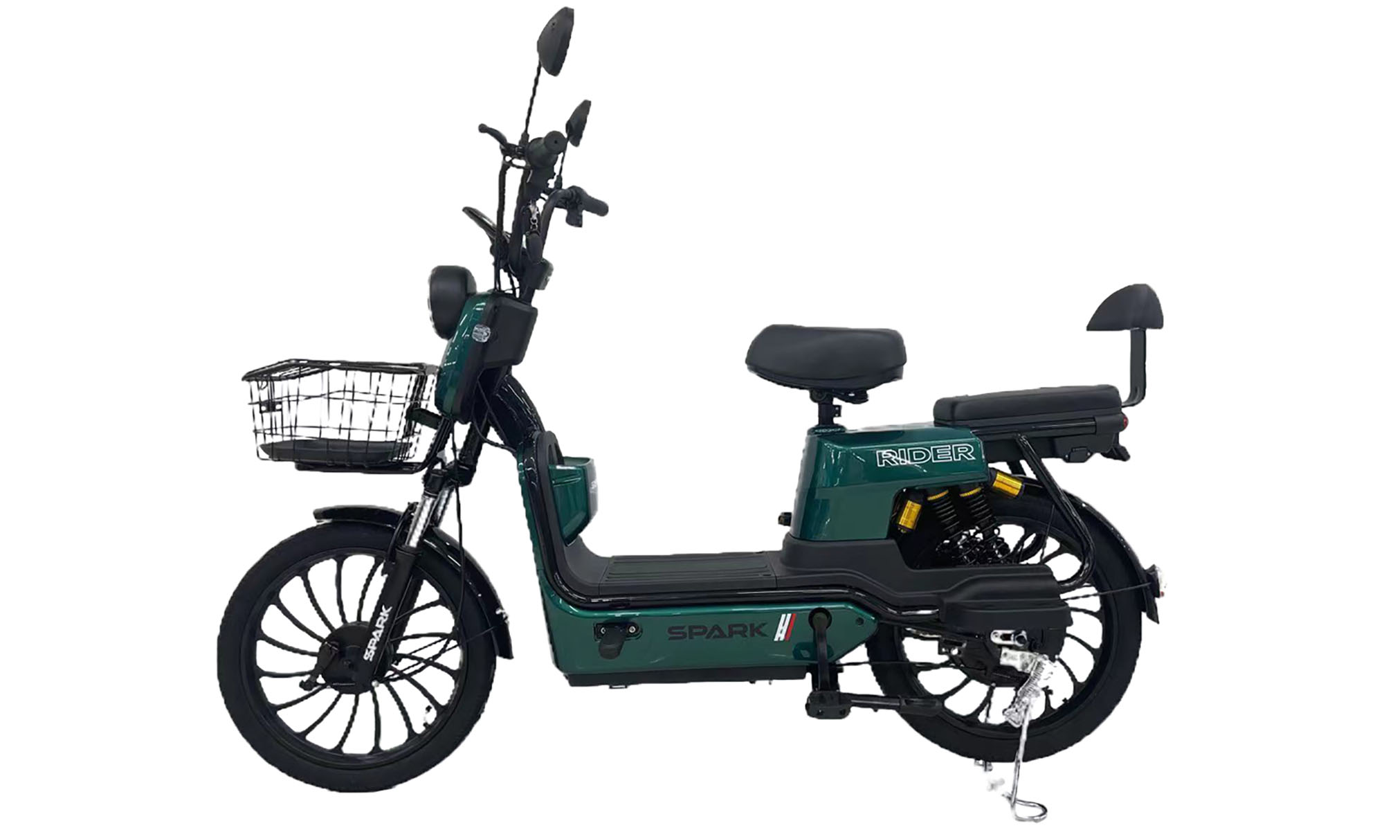 Электровелосипед SPARK RIDER 14" 48V/500W/20Ah, Зелёный 2 Электровелосипед SPARK RIDER 14" 48V/500W/20Ah, Зелёный 2