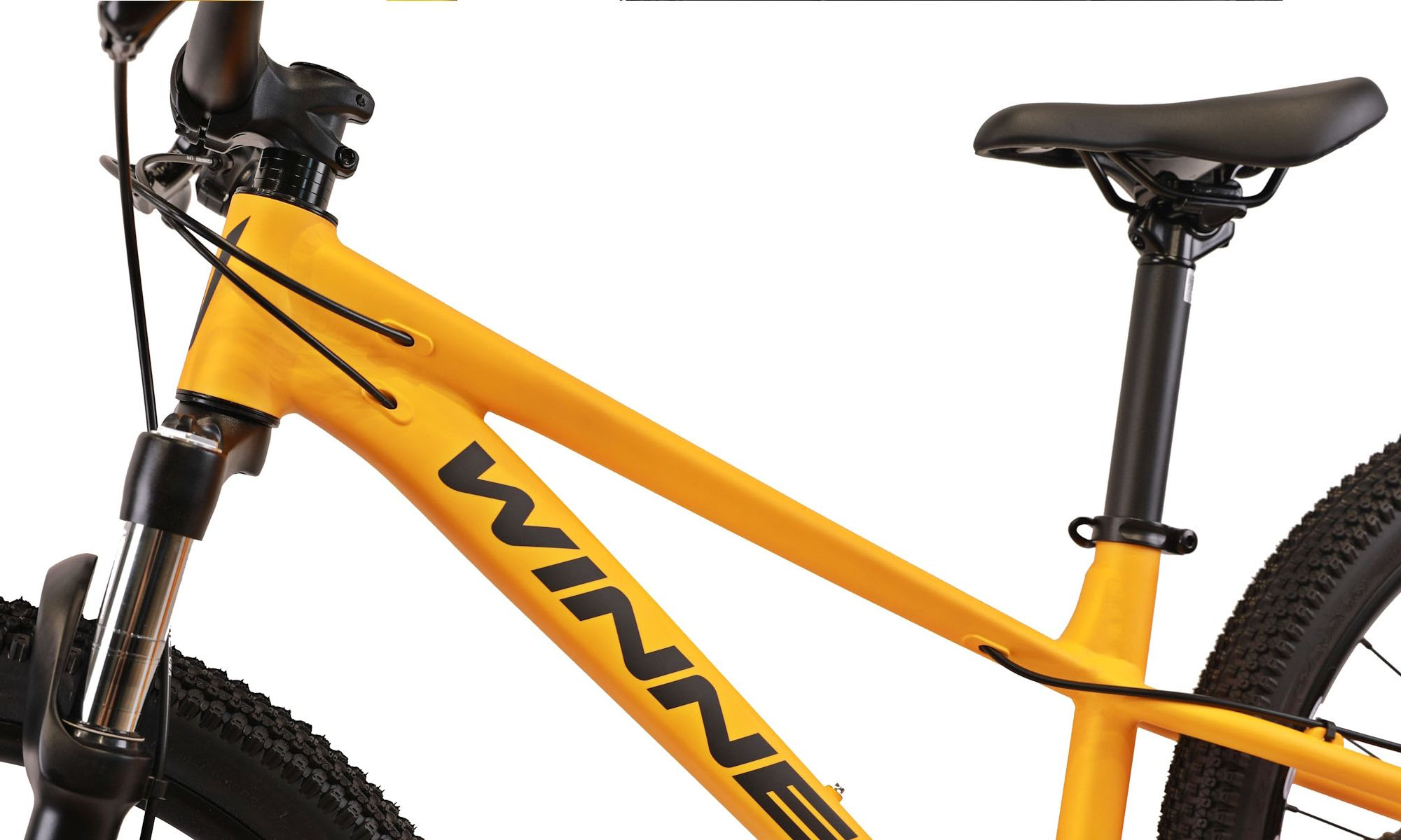 Велосипед WINNER BULLET 24", размер XXS, рама 12", 2025, Желтый (мат) 5