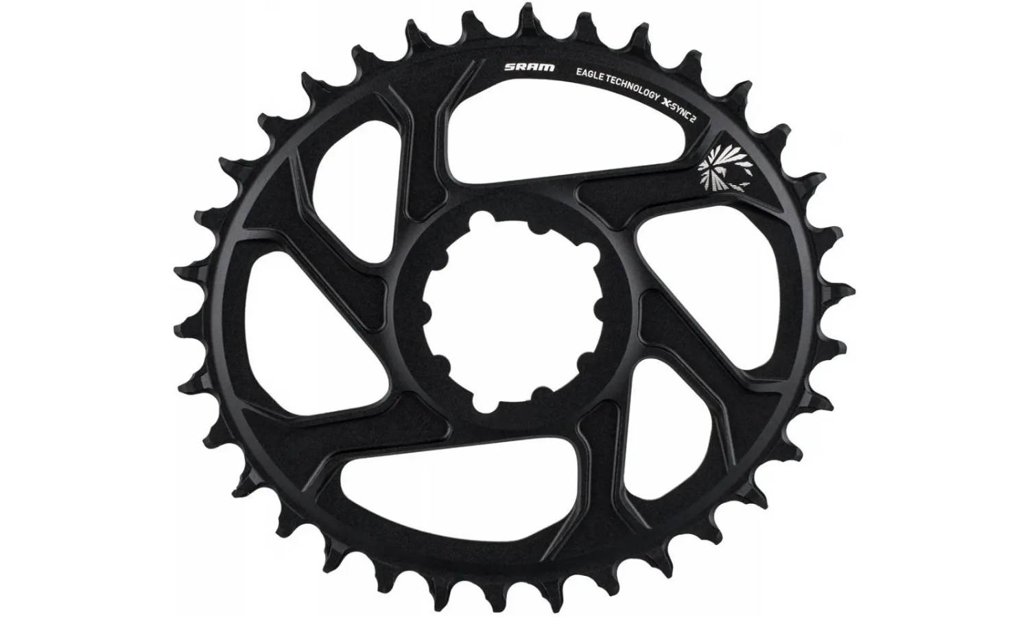 Фотография Звезда Sram X-SYNC EAGLE OVAL 38T DM 3 OFF B BLK