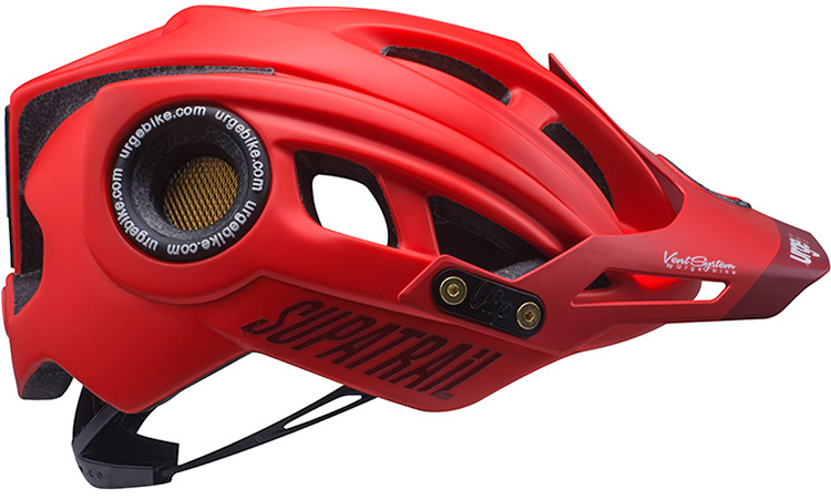 Шолом Urge Supatrail RH, розмір М (52-58 см), (жорсткий козирок) Red 3