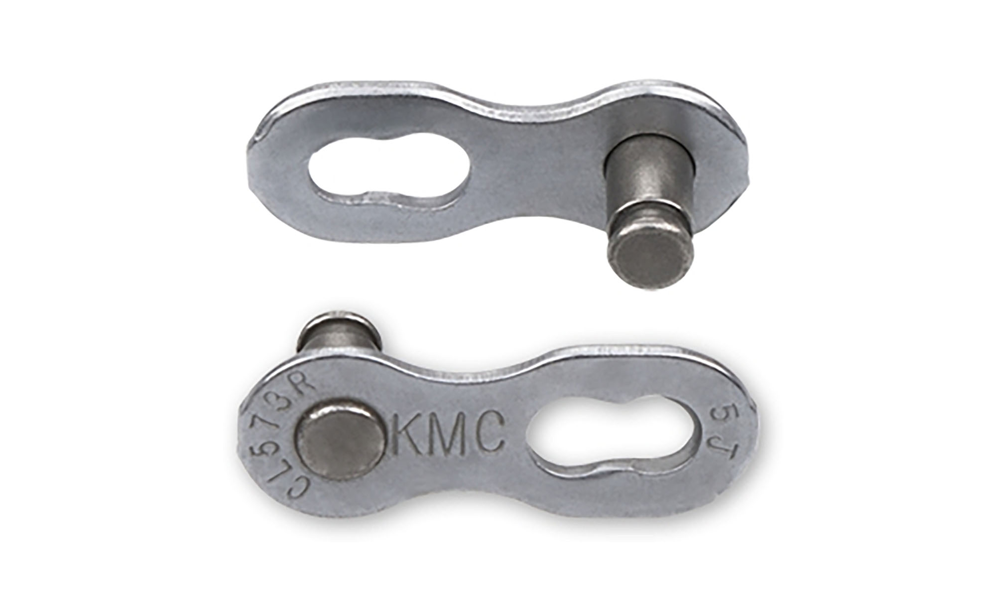 Замок цепи KMC 7/8R Silver EPT 8/7/6 ск. (7,3мм/KMC/Shimano), 1 замок (polybag) 