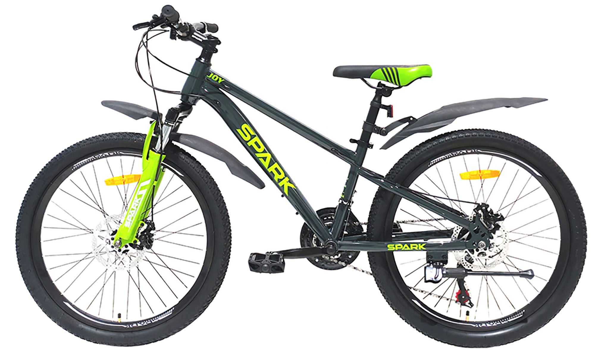 Велосипед SPARK JOY 24", розмір XXS, рама 12", 2025, темно-зелений 3