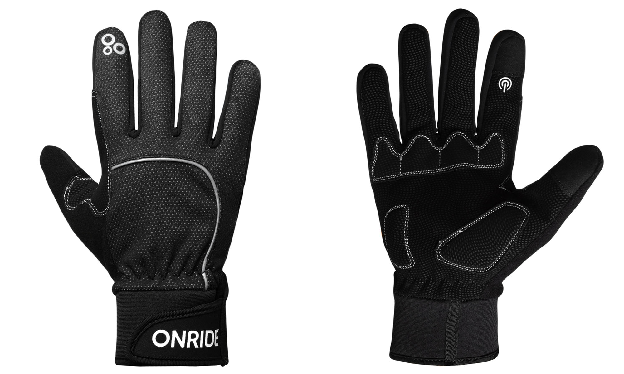 Рукавички ONRIDE Icy 10 колір чорний, розмір L Рукавички ONRIDE Icy 10 колір чорний, розмір L