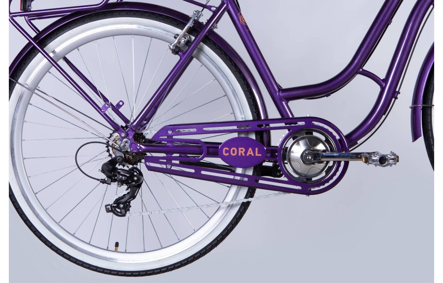 Велосипед Dorozhnik CORAL Vbr 28" розмір L рама 19" 2025 фіолетовий 5 Велосипед Dorozhnik CORAL Vbr 28" розмір L рама 19" 2025 фіолетовий 5