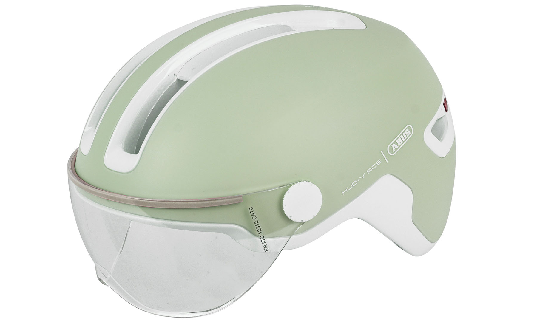 Велошлем ABUS HUD-Y ACE pure mint, размер L (57-61 см), светло-зеленый 4