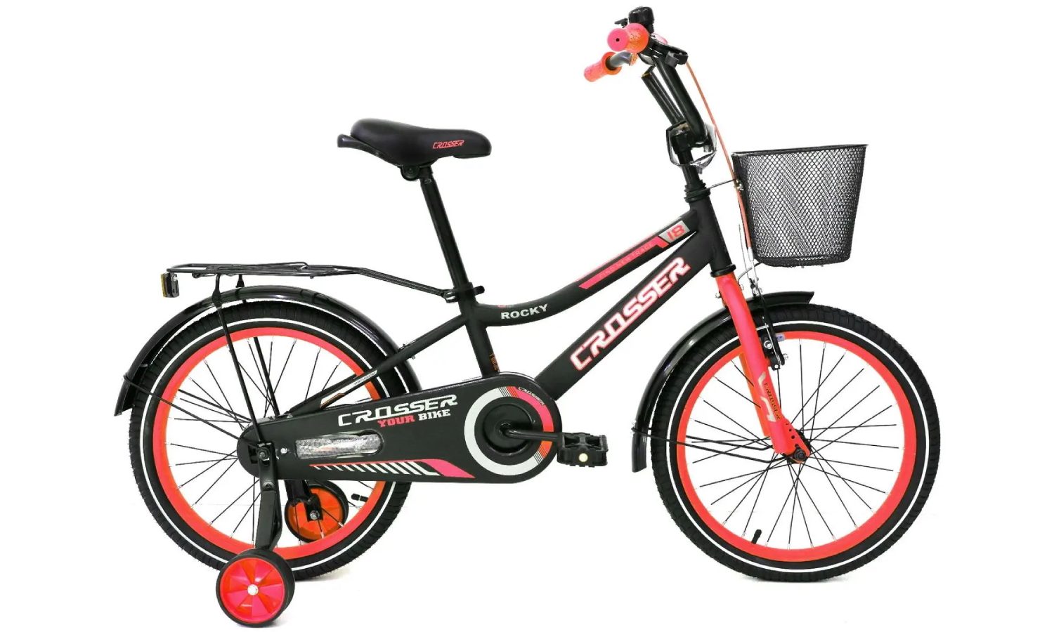 Велосипед Crosser Rocky 16" Черно-красный 