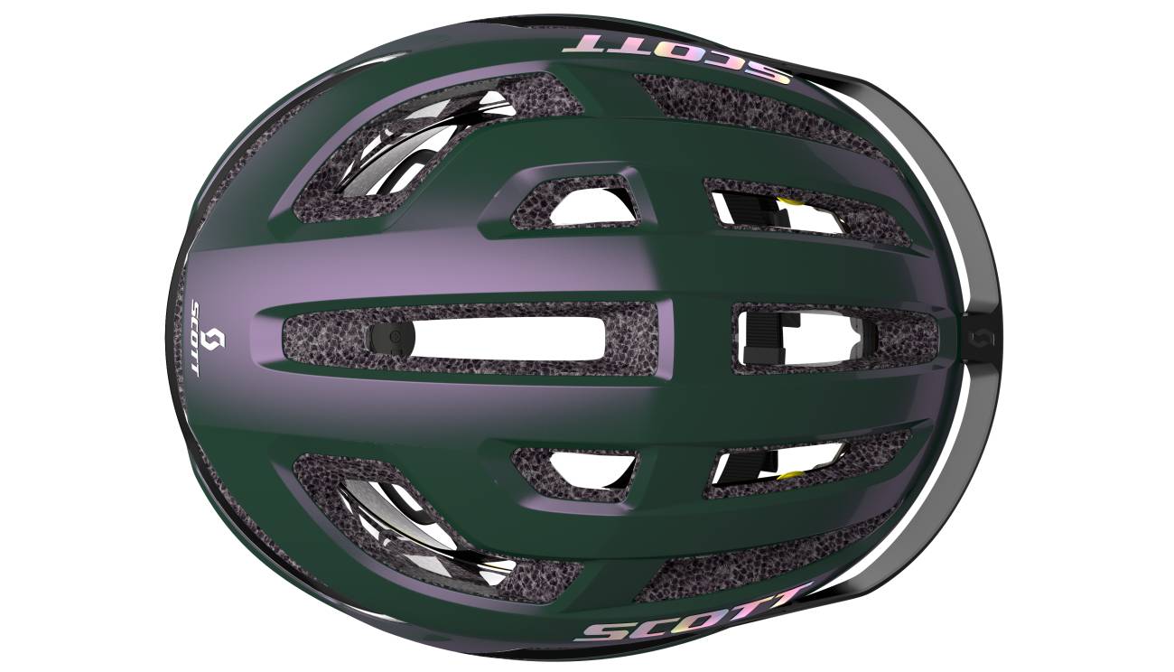 Шолом Scott Arx Plus розмір M (55-59 см) зелений/фіолетовий 4