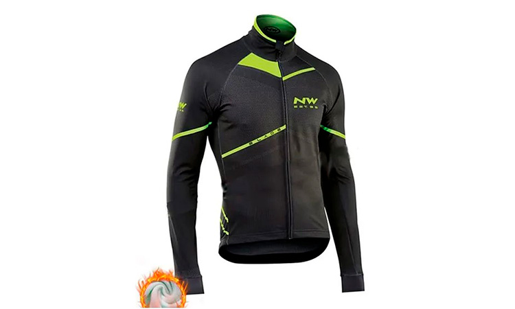 Велоджерсі утеплена Cycling Northwave v4, з флісом, розмір L 2 Велоджерсі утеплена Cycling Northwave v4, з флісом, розмір L 2